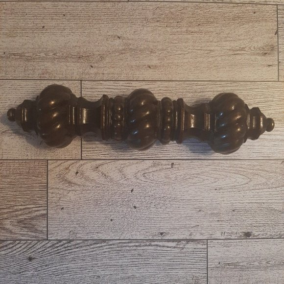 Ornate Oil Rubbed Bronze Finish Drawer Pull 4" CTC Empire Style - Picture 2 of 10